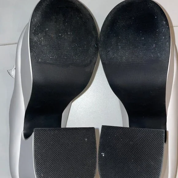 Strange Cvlt Banshee Platform Loafers in Bat White, Size 6 - Picture 8 of 10